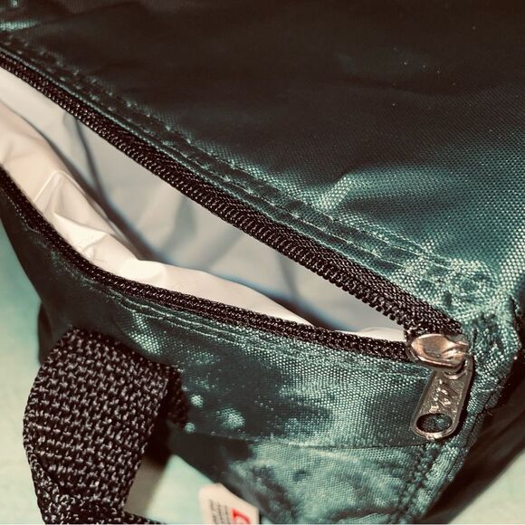 Disney Pete’s Dragon 2016 8 x 6 x 6 soft nylon Lunchbox green w/gold letters NEW - Picture 8 of 10